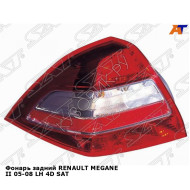 Фонарь задний RENAULT MEGANE II 05-08 лев 4D SAT